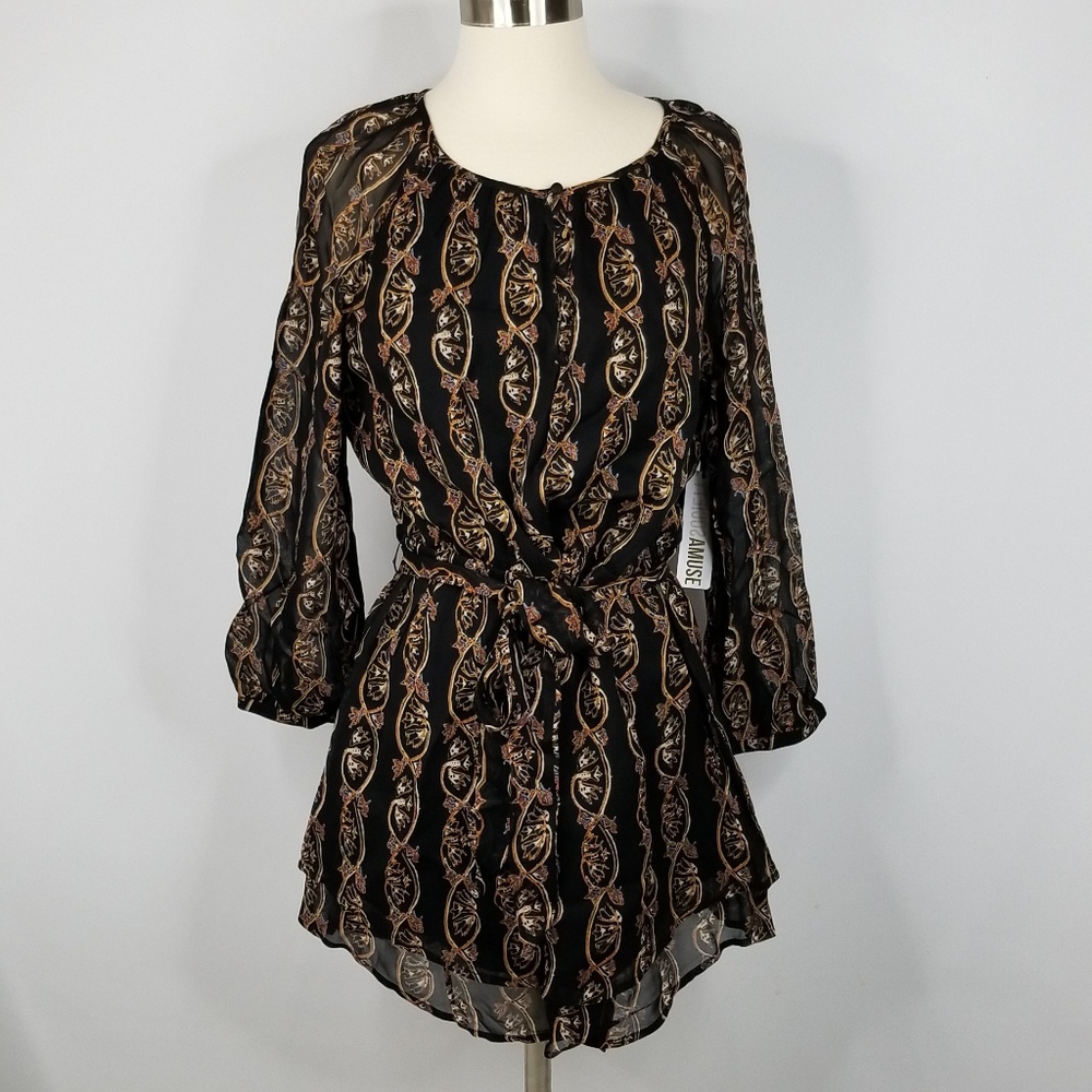 🆕️ Amuse Society long sleeved patterned dress